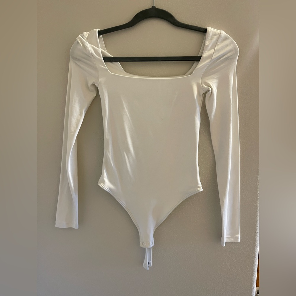 Aritzia White Bodysuit